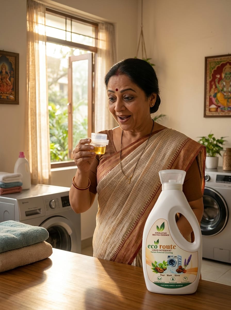 Eco Route Liquid Detergent bottle